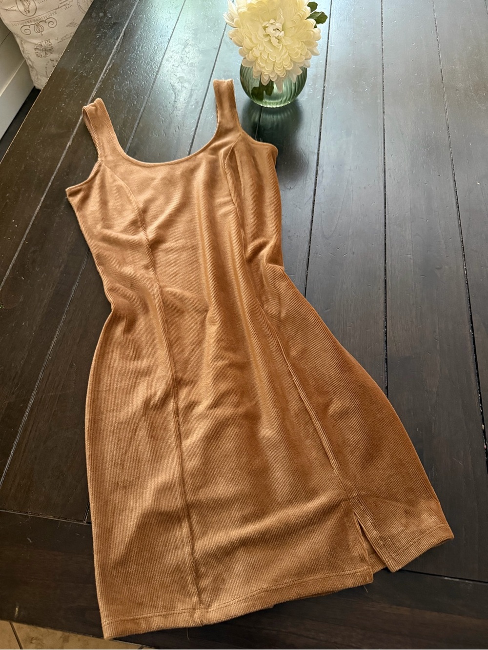 y2k velvet corduroy dress